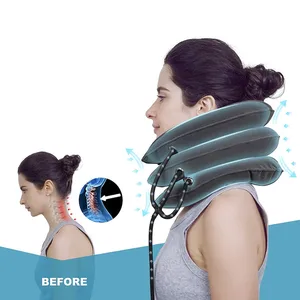Надувной аппарат для сцепления шеи, устройство для защиты шеи, поддержка шеи, мягкая Шейная Подушка, массажер