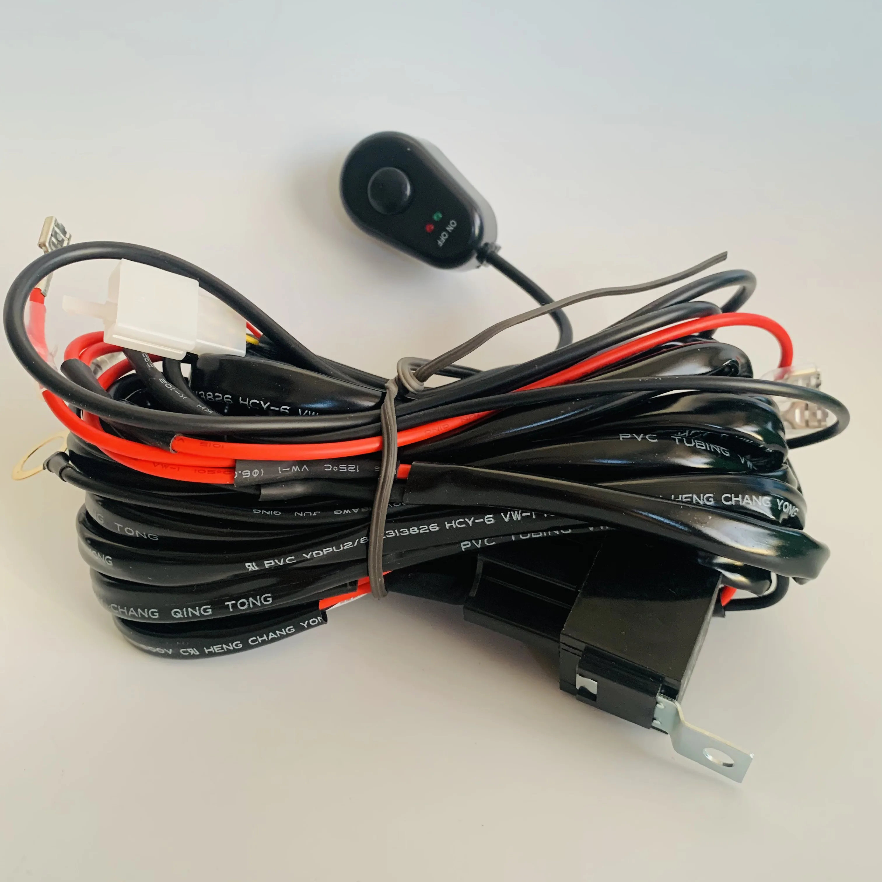 

4 4-светильник ные лампы с четырьмя светодиодами, автомобильная подсветка, жгут ответа swtich, 260 Вт, светодиодное синхронное управление для грузовика, противотуманная фара