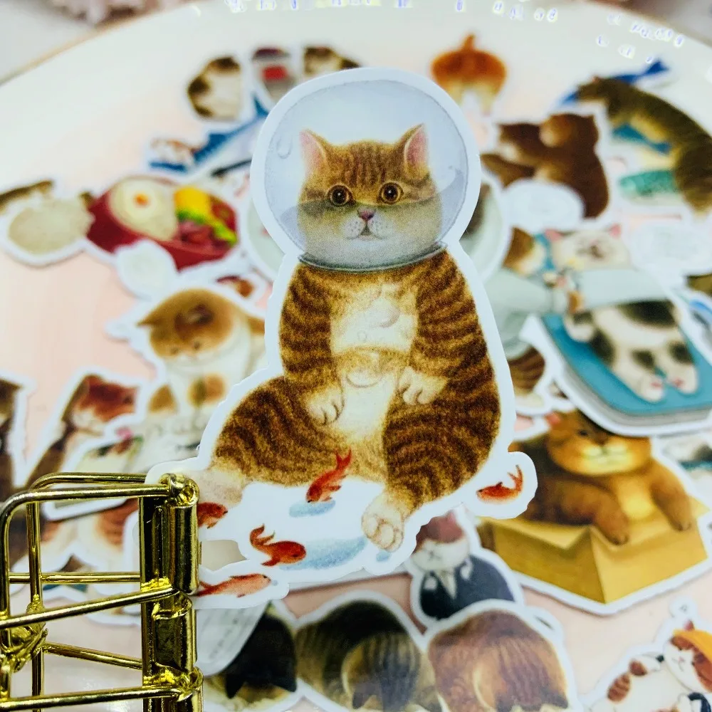 18 шт кошачья жизнь наклейки для детей Домашние Книги Наклейки на ноутбук/декоративные Скрапбукинг/DIY