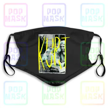 

Dust Mask with Filter Kurt Cobain Kitten Cat 90S Icon Nirvana New! Punk Grunge (3D5 Washable Reusable Mask