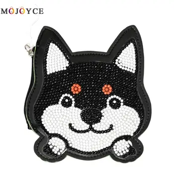 

DIY Special Shaped Diamond Painting Wallet Bag Cute Cartoon Puppy Pattern Coin Purse 4 styles