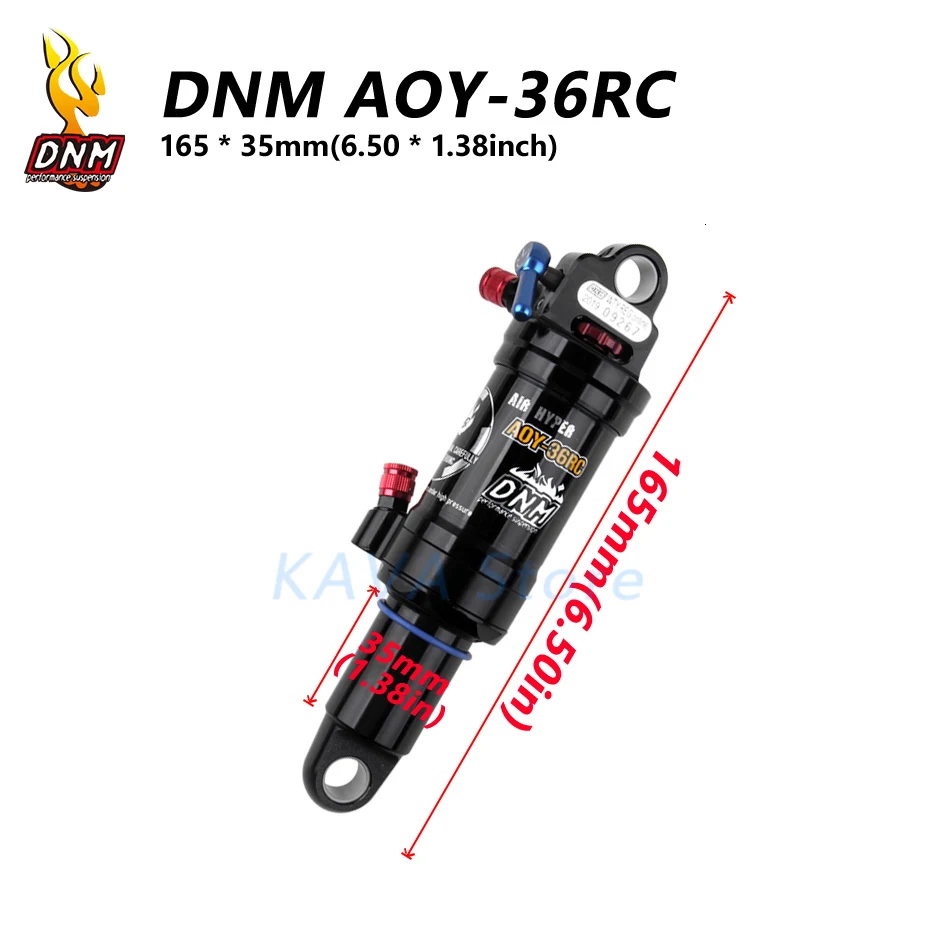 DNM AOY-36RC горный велосипед mtb воздушный Задний амортизатор с блокировкой 165 190 200 мм