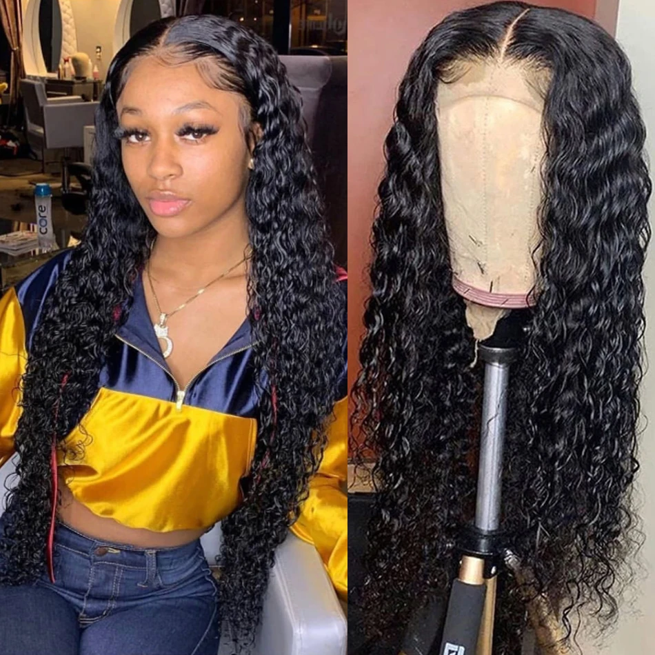 Permalink to -40%OFF 30Inch Water Wave Lace Closure Wigs Transparent Human Hair Wigs 150%Density Wet and Wavy Lace Front Wig For Black Women 4X4 Lace