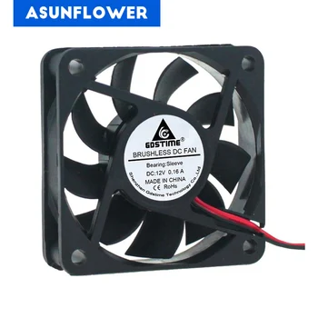 

DC 12V 2 Pin 3500 RPM / 4500 RPM Computer Case Fan 60x60x15MM 25dBA Low Sounds Brushless Oil Bearing Cooling Fan PC Accessories