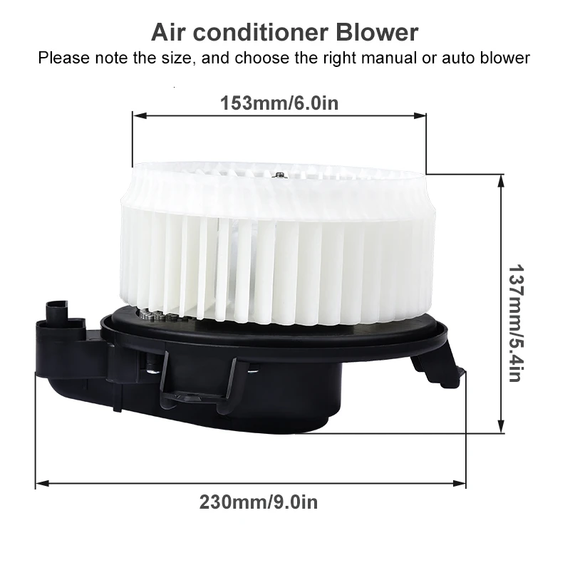 SPEEDWOW 87103-60400 AC Нагреватель воздуходувки двигатель W/вентилятор HVAC A/C для 14-17 Dodge Journey/10-16 Lexus GX460/2010- Toyota Venza