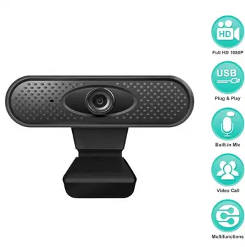 

2020 hot For Online Course HD Webcam 1080P With Microphone USB Webcams Pro Streaming Computer Camera For PC Laptop Desktop