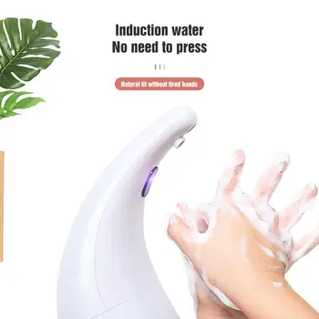 

Portable 250ML Bathroom Automatic Foam Soap Dispenser Soap Pump Ouchless Automatic Hand Washer Shampoo Lotion Container