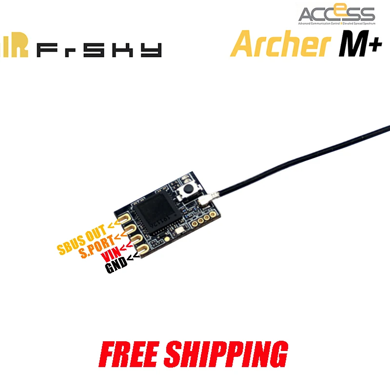

FrSky 2.4GHz ACCESS Archer M+ AM+ Telemetry Mini Receiver for FPV RC Drones