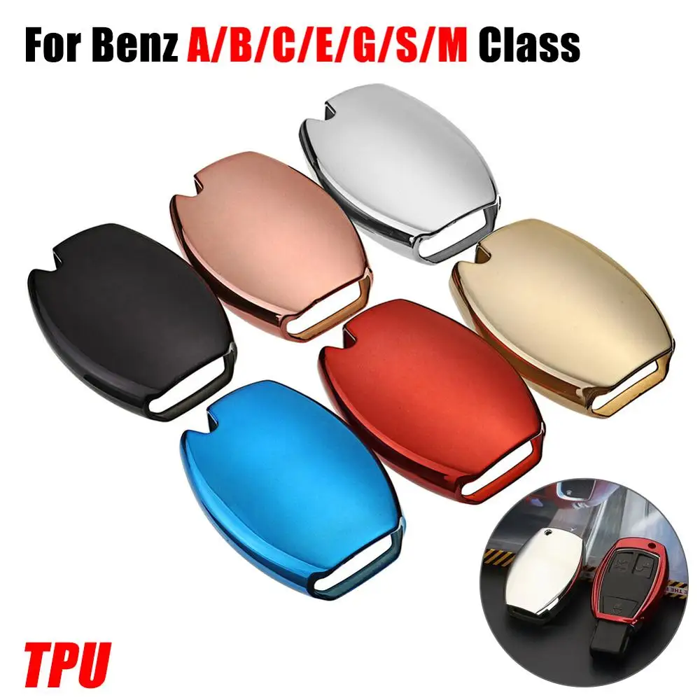 

TPU Remote Key Cover Fob Case Shell For Mercedes-Benz A B C E G S M GL AMG Class