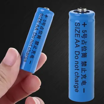 

1PC Universal No Power 14500 LR6 AA AAA LR03 10440 Size Dummy Fake Battery Shell Placeholder Cylinder Conductor