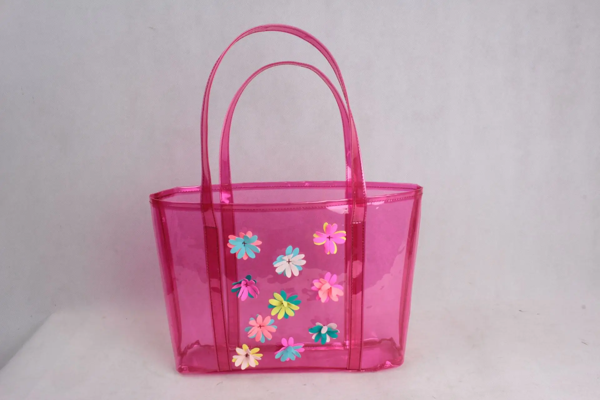 

Every New Style Handbag Fashion Transparent PVC Women's Tote Casual One-Shoulder Handbag