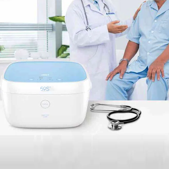 59S UV Sterilizer and Dryer Cabinet T5 Small Household UVC LED Sanitizer Portable Fast Sterilization Multifunctional Electric Disinfestor (1)
