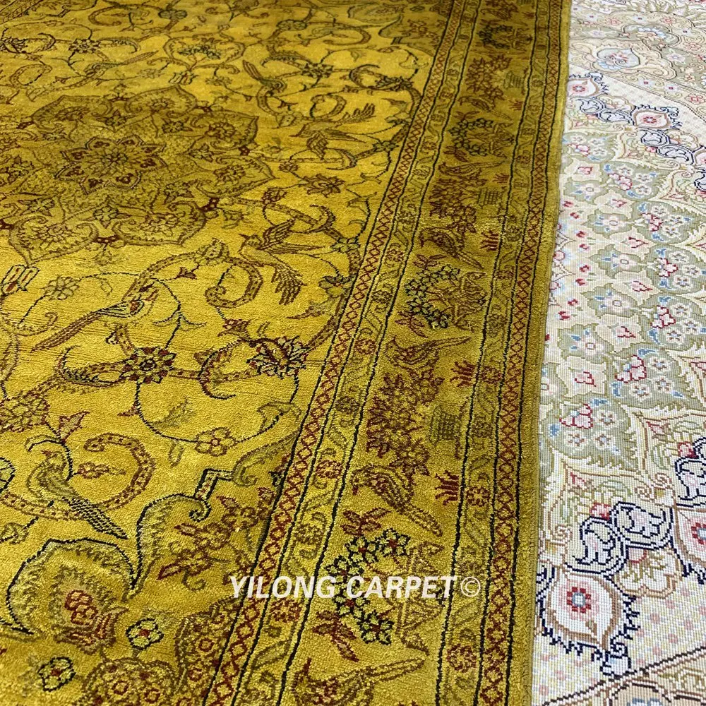 YILONG 2,5 'x4' персидский шелковый ковер ручной работы Старый персидский Восточный шелковый ковер(LH1003B
