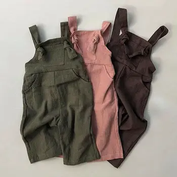 

toddler baby girl suspender pant criss-cross kids girl overalls jumpsuit