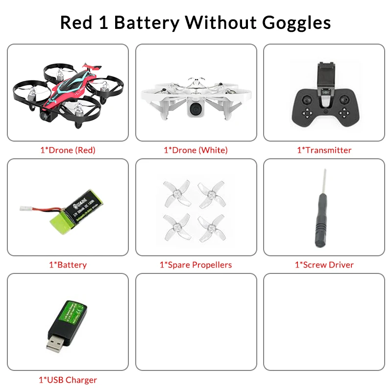 Eachine E013 Plus FPV гоночный Дрон режим анти-черепаха w/5,8G 48CH 1000TVL полосы и каналы 5,8G камеры VR006 очки - Цвет: 1