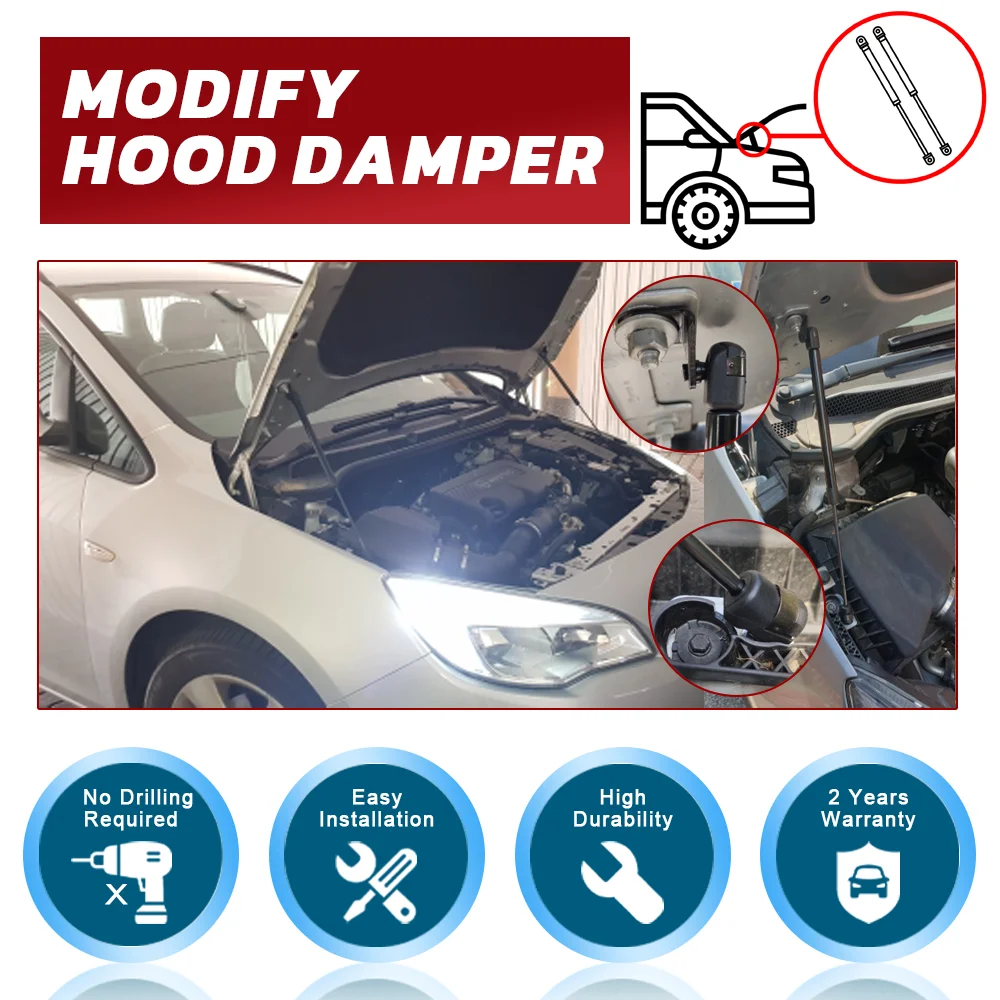Амортизатор капота для Nissan Primera P12 2001-2007 газовая стойка подъема Переднего Капота