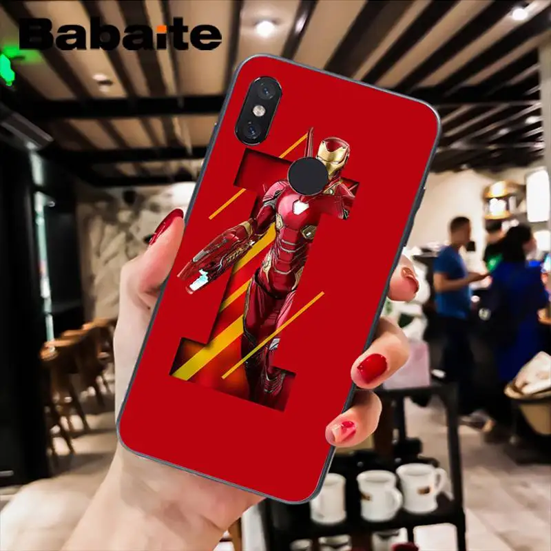 A13 Babaite Marvel Мстители Железный человек Капитан Америка чехол для телефона xiaomi6 MIX2 note3 redmiK20 7 xiaomi8SE redminote4 note 5 - Цвет: A13