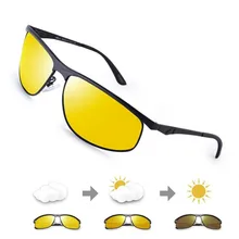 Мужские и женские очки ночного видения, поляризованные желтые солнцезащитные очки для вождения, антибликовые линзы, очки ночного видения для автомобильного видения Nocturna