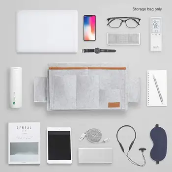 

Bedside Storage Organizer Hanging Caddy Bed Holder Bed Pockets Pockets Organizer Bed Pocket Pockets Sofa Book Holder Felt I3O5