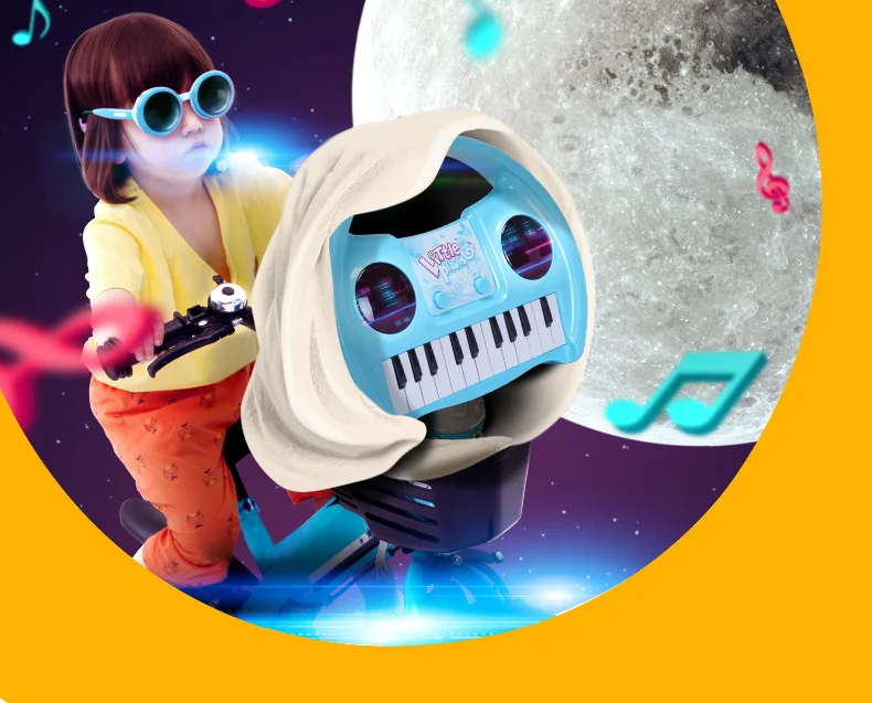 Qiao wa товар Douyin знаменитости Стиль Fun Раннее детство музыка электронная клавиатура; детское музыкальное просвещение образовательный игрушечный 0-3-Y