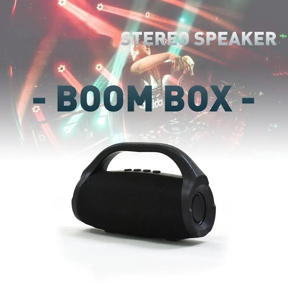 Профессиональный IPX5 Портативный Водонепроницаемый Открытый HIFI Колонка беспроводной Bluetooth динамик сабвуфер звуковой ящик Bs118 Поддержка FM AUX TF