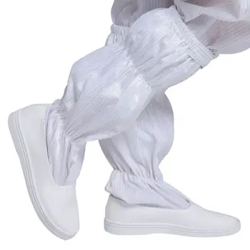 

Anti-Static High Cylinder Shoes ESD High Leg Boots Anti Static Non Slip Pvc Sole ESD Work Plain Shoes Dust-Free Cleanroom