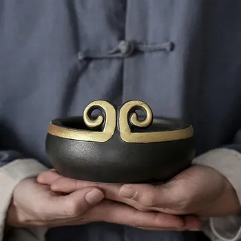 

Headband Ashtray Spoof Fun Ashtray Living Room Bar Tabletop Decor Creative Qitian Dasheng Sun Wukong Ceramic Ashtray M2248