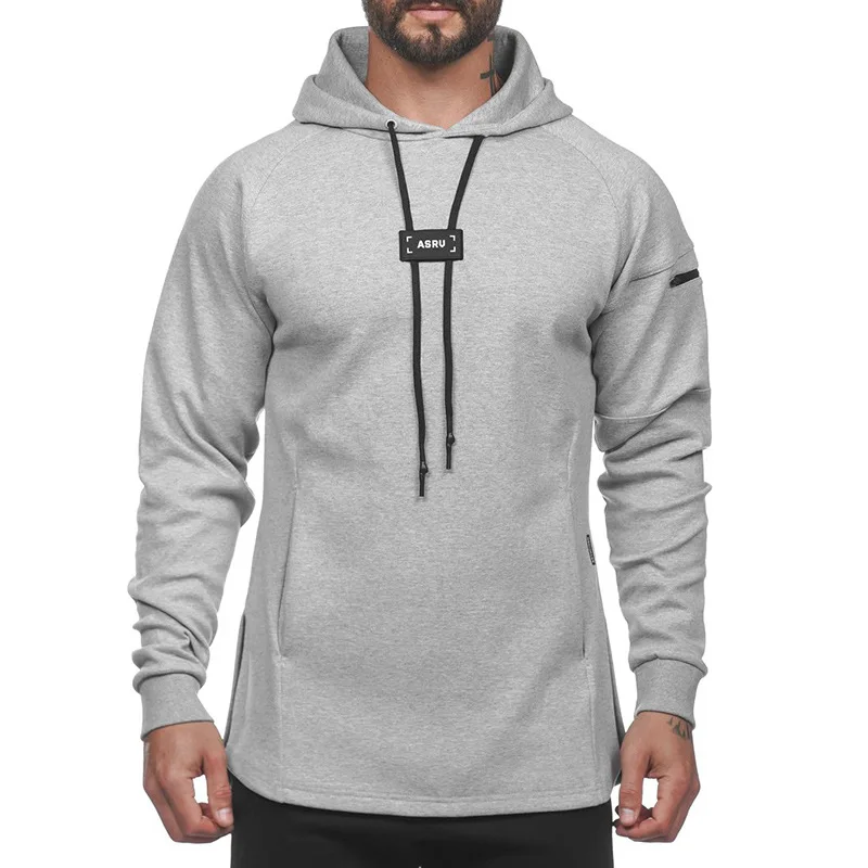 Gymkm Men Sport Shirts Long Sleeve Compression Gym Top Workout Running Fitness Breathable Quick-Drying Tight Athletic Jackets