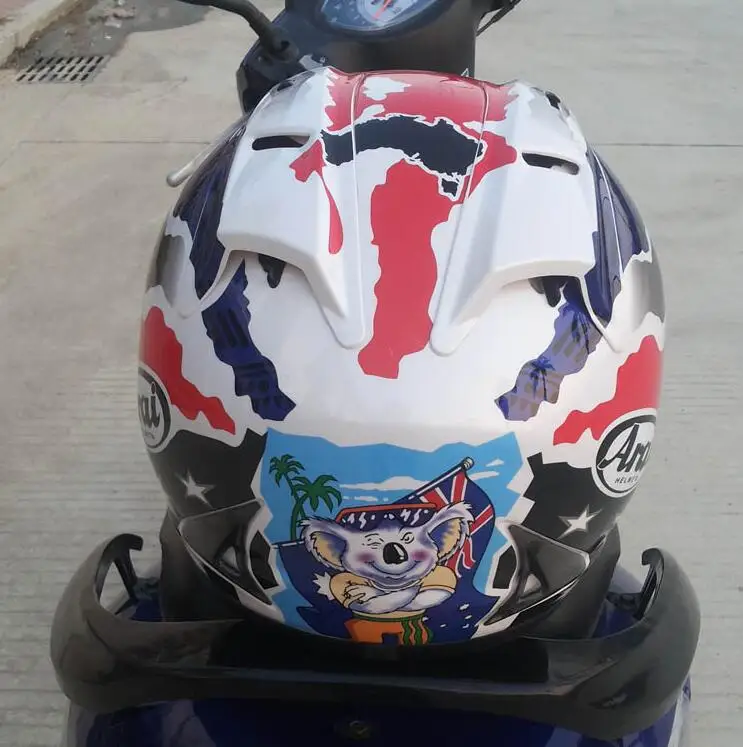 Мотоциклетный шлем полный шлем arai мотоциклетный полный шлем Сертификация ECE Синий 2