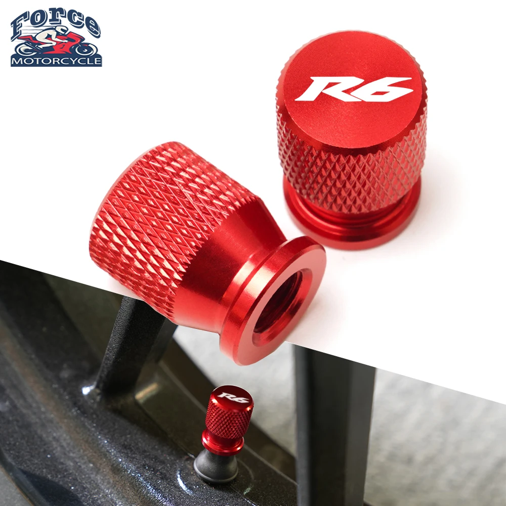 Для yamaha YZF R6 1999 2000 2001 2002 2003 2004 2005 2007-2016 2017 2018 2019 2020 алюминий MOTO колпачки вентиля шин