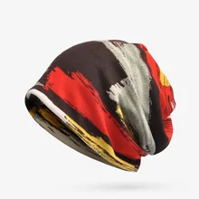 Зимняя вязаная шапка шапочка-шарф Толстая Теплая мужская женская флисовая подкладка Кепка сохраняет тепло кашемир