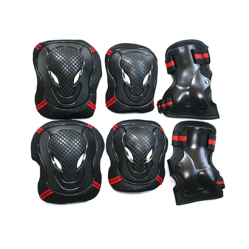 

6pcs/set Cycling Skating Protective Gear Pads Knee Elbow Pads Wrist Guards Outdoor Sport For Adult Kids Men Women
