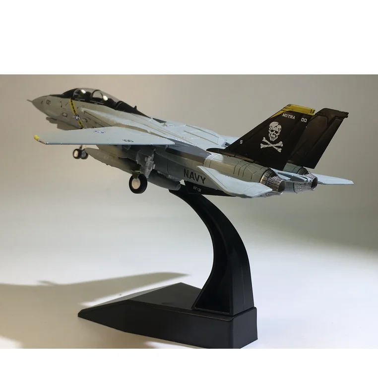 1/100 военная модель игрушки F14 Tomcat F-14A/B AJ200 VF-84 истребитель литой металлический самолет модель самолета для коллекционирования