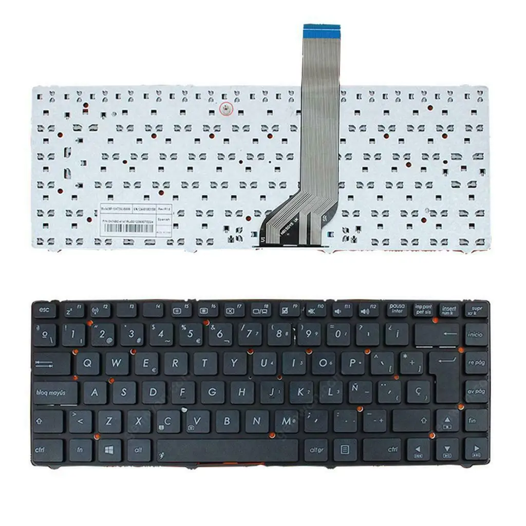 Клавиатура для ноутбука ASUS K45V R400V R400 A45VD K45VD R400V N46 K45 P45-Испанский SP