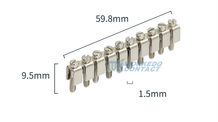 10 Stück FBI 10/2/3/4-6 Jumper für UK2.5B DIKD1.5 Feste Brücke FBI2-6 FBI3-6 FBI4-6 FBI10-6 DIN-Schiene UK Terminal Block Connector – Detail 6