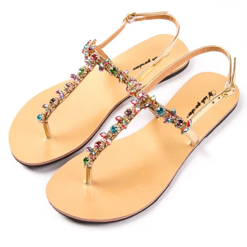 Diamond Decorated Sandals
