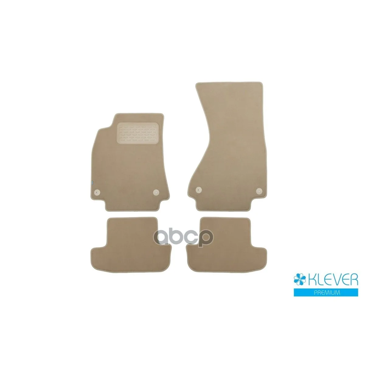 Коврики В Салон Klever Premium Audi A5 Акпп 2007-, Куп., 4 Шт.(Текстиль, Бежевые) Klever арт. KLEVER04041122112kh