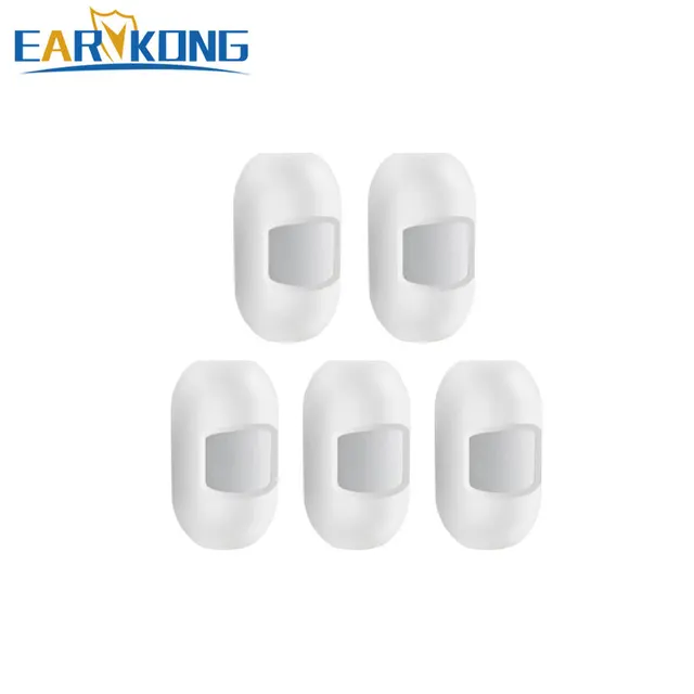 Wireless Motion Detector 5pcs/lot 433MHz 1527 Code Passive Infrared Detector PIR Sensor For Smart Home Security Alarm System 1