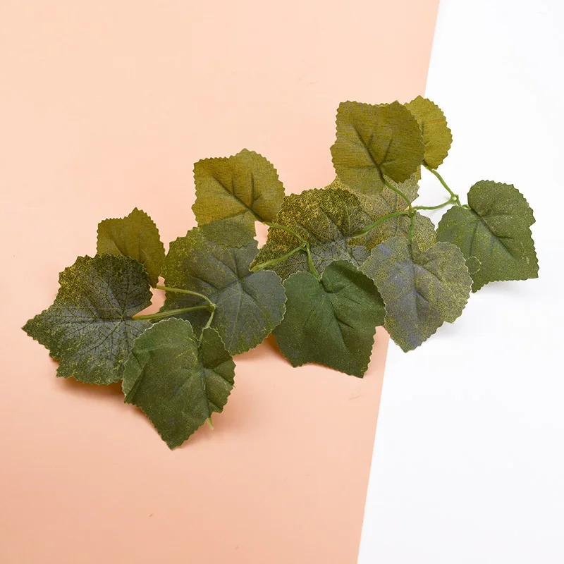 10pcs Maple leaf artificial plants wedding decorative flowers wreaths diy gifts box christmas decorations for home silk Leaves
