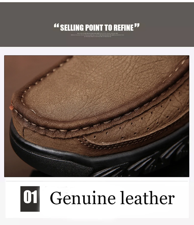 High quality Men casual Shoes Guenuine Leather Men Shoes Spring Autumn Oxfords Shoes for Man Footwear Fashion Design Heavy Flats