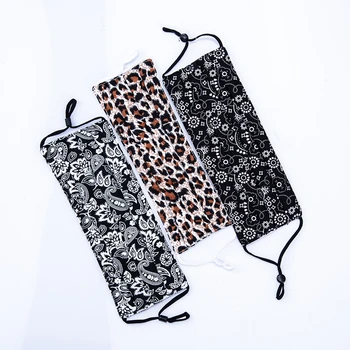

10pcs/lot Fashion Cotton Washable Face Mask 2020 Leopard Print Women Men Dustproof Breathable Reusable Face Mask In Stock
