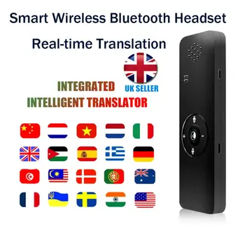 

T11 Smart Translator Bluetooth Real Time Multi-Language Translation Instant Voice Learning Travel Business Translators