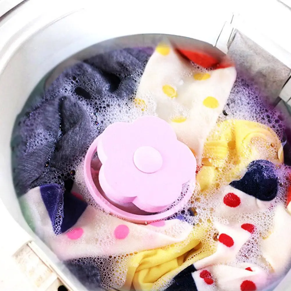 Цветок форма сетки мешок прачечная мяч плавающий стиль стиральная машина фильтрации удаления волос устройства Инструменты для уборки дома