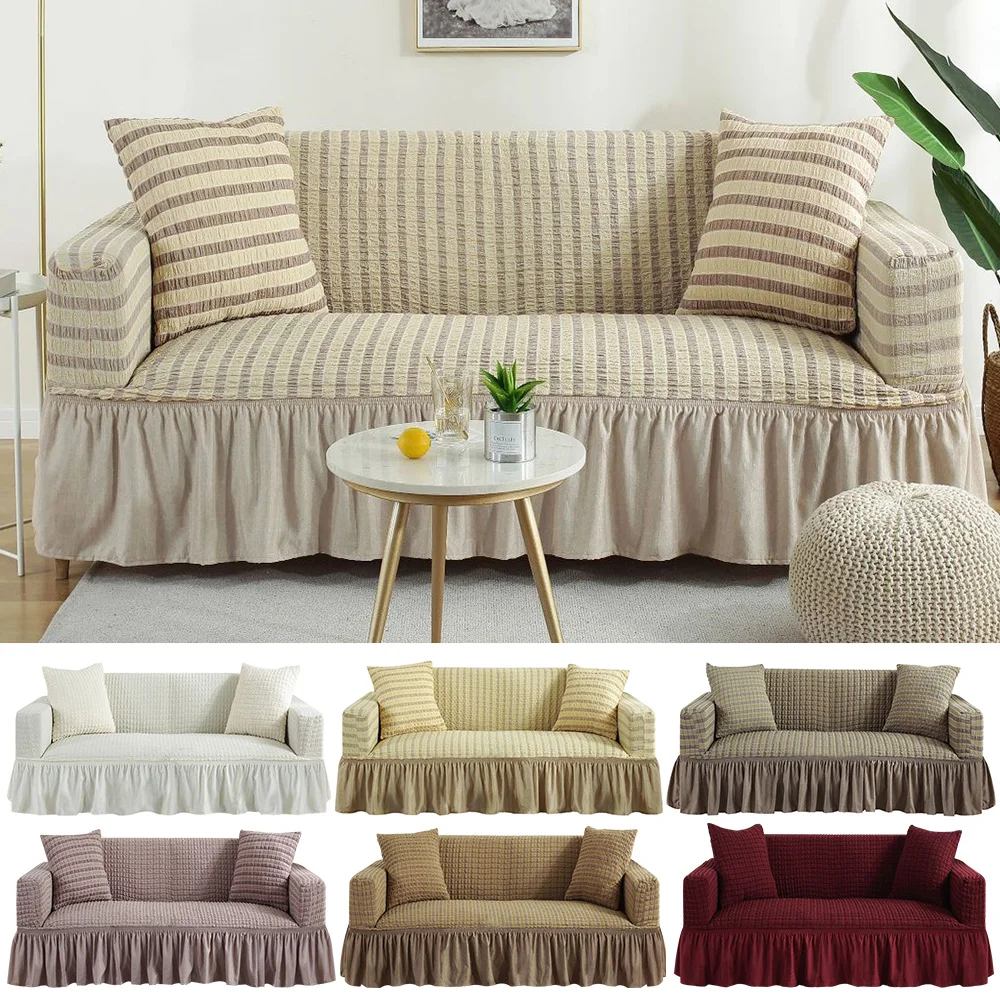 Растягивающиеся Чехлы для дивана, все включено, Нескользящие секционные эластичные Чехлы для дивана, одноместный/двухместный/Трехместный