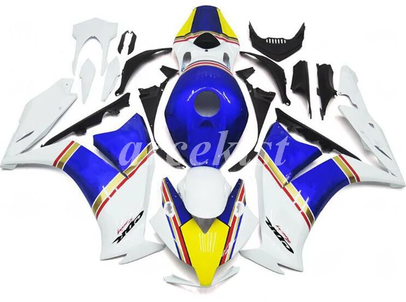 Литьевая Форма ABS полный обтекатель комплект Подходит для HONDA CBR1000RR 2012 2013 CBR 1000RR набор кузова белый красный