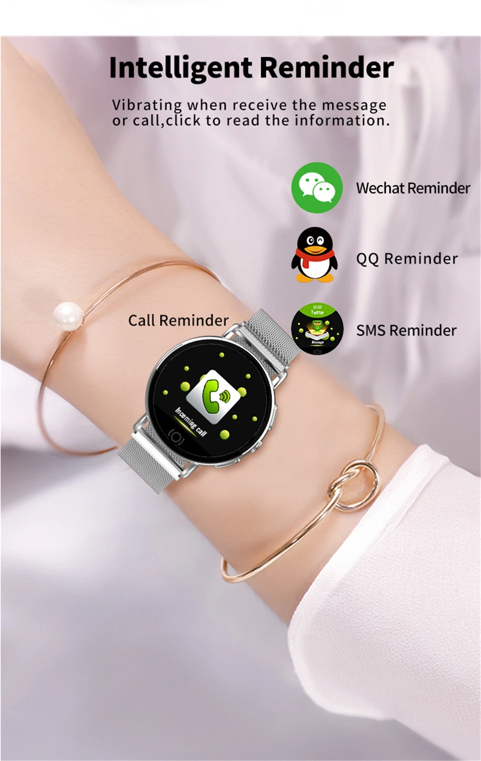 T7 Bluetooth Смарт-часы, пульсометр, кровяное давление, кислород, спортивный фитнес-браслет, ремешок из нержавеющей стали, кожаный ремешок