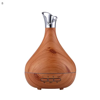 

ejoai 300ml Aroma Essential Oil Diffuser Ultrasonic Air Humidifier purifier with Light Wood Grain LED Lights for Office Home