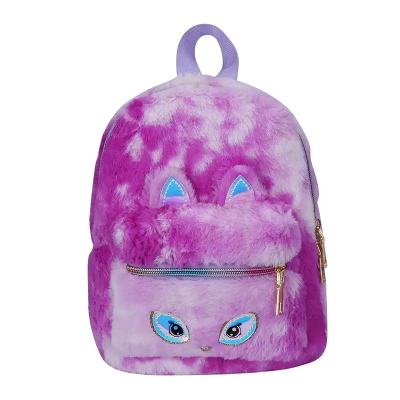 Red color Mochilas Escolar, плюшевый Детский рюкзак, школьный рюкзак, школьные сумки, школьный рюкзак для девочек, детские рюкзаки, школьная сумка, голографический - Цвет: Red color