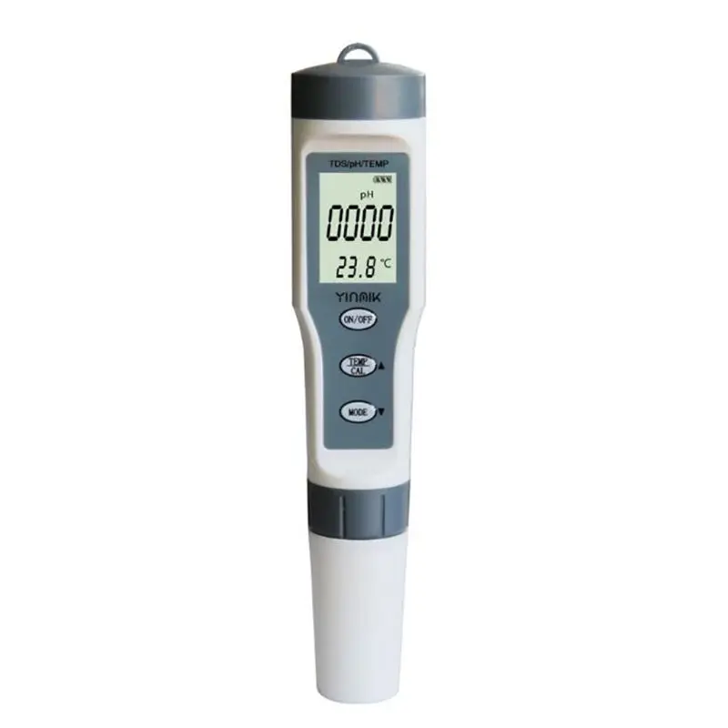 Цифровой измеритель TDS 3 в 1 EZ9901 TDS/PH и TEMP ручной тестер качества воды инструмент