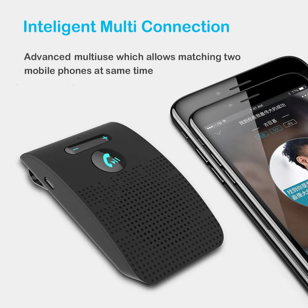 Автомобильный беспроводной Bluetooth MP3 плеер умный громкоговоритель автомобильный